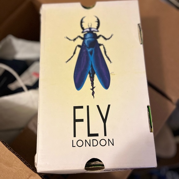 Fly London Booties Red Suede Size 38 - Picture 7 of 9